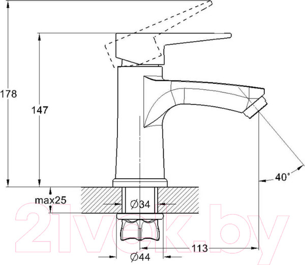 Изображение товара Смеситель Econoce EC0400