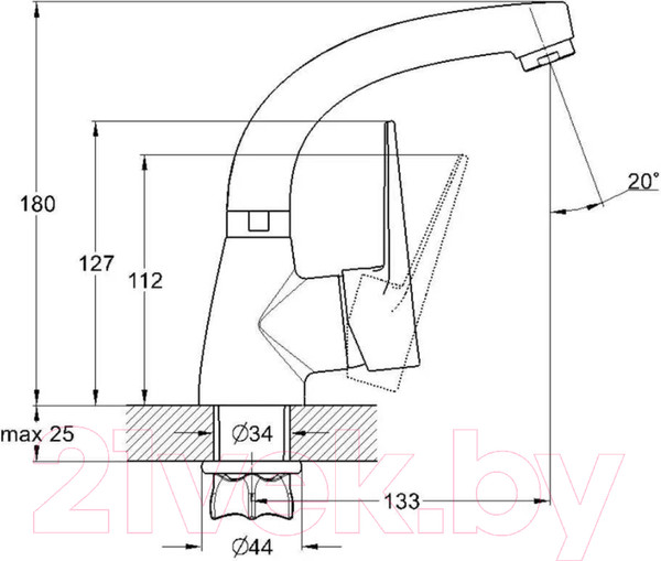 Изображение товара Смеситель Econoce EC0440