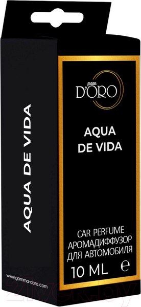 Изображение товара Ароматизатор автомобильный Gamma D'ORO Selective Aqua De Vida (10мл)