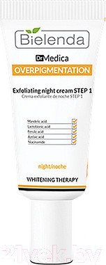 Изображение товара Крем для лица Bielenda DR Medica Overpigmentation Отшелушивающий ночной Шаг 1 (30мл)