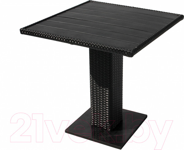 Изображение товара Комплект садовой мебели Garden Story Аскер мини / GS015/GS016 (черный/ротанг серый)