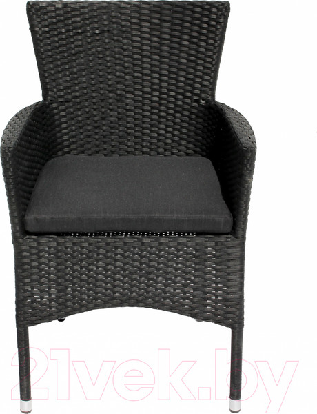Изображение товара Комплект садовой мебели Garden Story Аскер мини / GS015/GS016 (черный/ротанг серый)