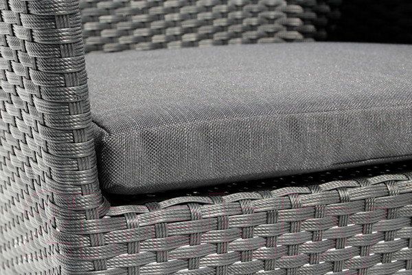 Изображение товара Комплект садовой мебели Garden Story Аскер мини / GS015/GS016 (черный/ротанг серый)