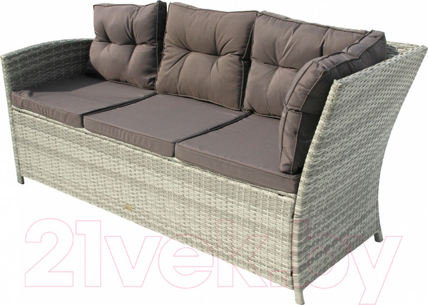 Изображение товара Комплект садовой мебели Garden Story Версаль / SFS019-A (серый/белый/коричневый)