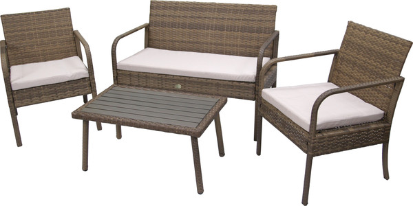 Изображение товара Комплект садовой мебели Garden Story Лион / SFS011 (бежевый/коричневый)