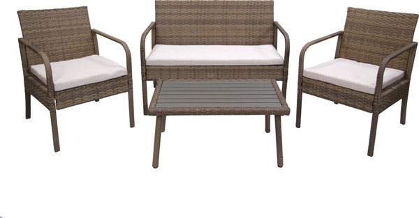 Изображение товара Комплект садовой мебели Garden Story Лион / SFS011 (бежевый/коричневый)