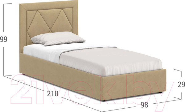 Изображение товара Односпальная кровать Moon Family 1255 / MF005264