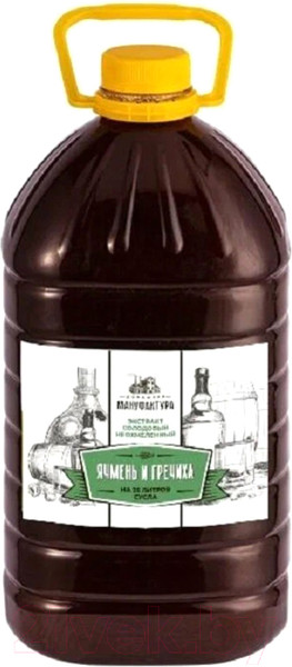 Изображение товара Солодовый экстракт Домашняя Мануфактура Ячмень и гречиха (4.1кг)