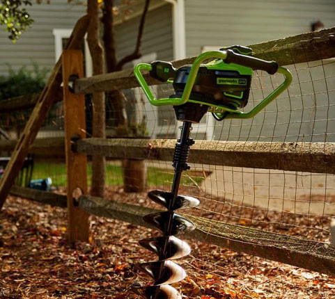 Изображение товара Мотобур земляной Greenworks GC-Auger 3707907 (без АКБ и ЗУ)