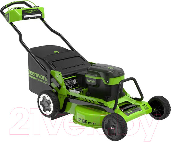 Изображение товара Газонокосилка аккумуляторная Greenworks 82LM30S самоходная, бесщеточная 82V 76см / 2519207 (без АКБ и ЗУ)
