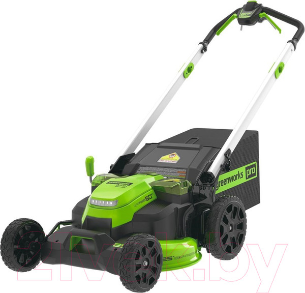 Изображение товара Газонокосилка аккумуляторная Greenworks GD60LM61 самоходная, бесщеточная 60V 61см / 2519107 (без АКБ и ЗУ)