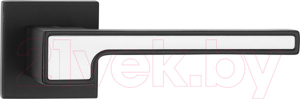 Изображение товара Ручка дверная Vantage V91BL-2/WH SL (черный/белый)