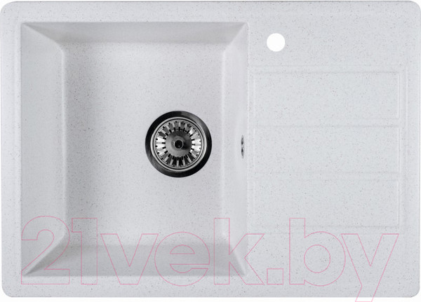 Изображение товара Мойка кухонная Marblan Recta L (бежевый, с сифоном)