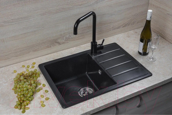 Изображение товара Мойка кухонная Marblan Recta L (оникс)