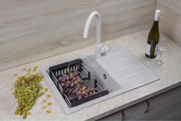 Изображение товара Мойка кухонная Marblan Recta L (серый)