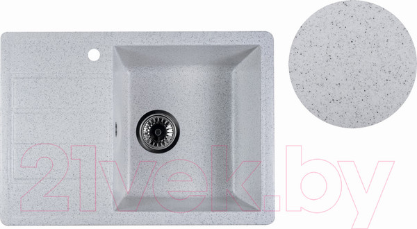 Изображение товара Мойка кухонная Marblan Recta R (серый)