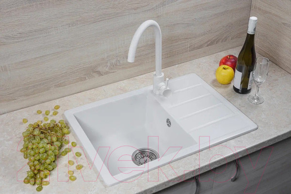 Изображение товара Мойка кухонная Marblan Recta L (иней)
