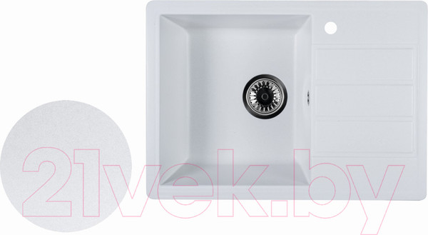 Изображение товара Мойка кухонная Marblan Recta L (иней)