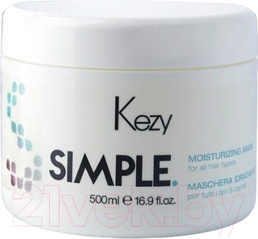 Изображение товара Маска для волос Kezy Moisturizing Увлажняющая (500мл)
