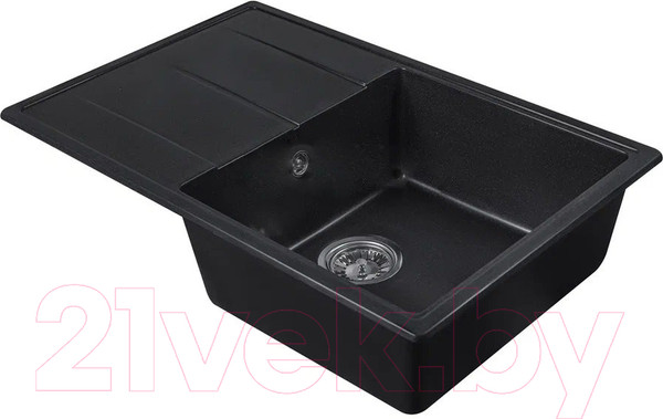 Изображение товара Мойка кухонная Marblan Magnum R (оникс, с сифоном)