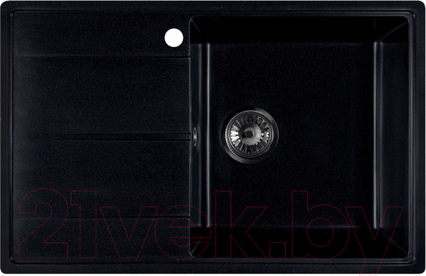 Изображение товара Мойка кухонная Marblan Magnum R (оникс, с сифоном)