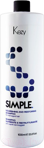 Изображение товара Шампунь для волос Kezy Nourishing and Restoring Питательный восстанавливающий (1л)