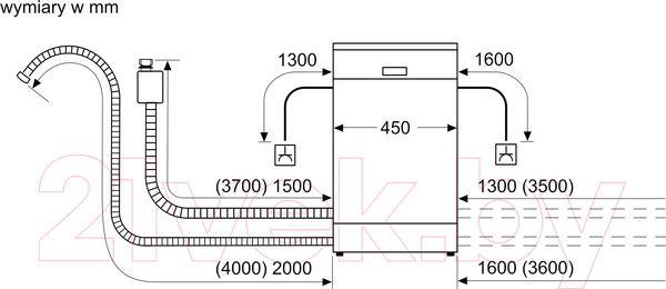 Изображение товара Посудомоечная машина Bosch SPV4HMX10E