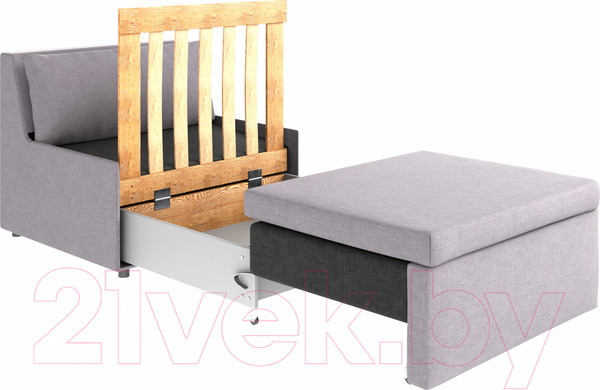 Изображение товара Кресло-кровать Mio Tesoro Тилаус ACH (Malmo 90 Grey)