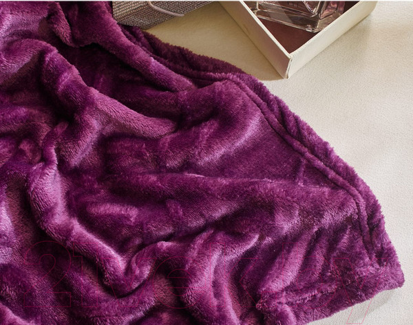 Изображение товара Плед АртПостель Узор 20-013 (220x200, фиолетовый)