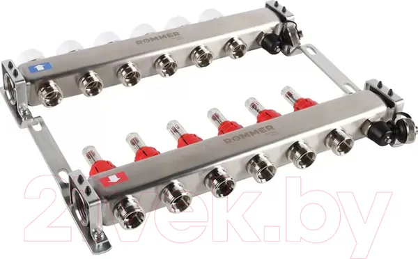 Изображение товара Коллекторная группа отопления Rommer RMS-1201-000006
