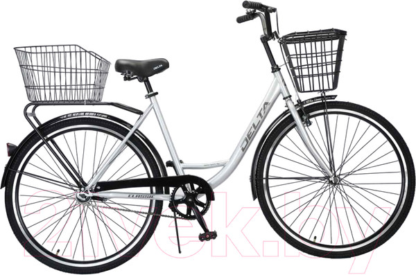 Изображение товара Велосипед DeltA Classic 28 2804 (20, серебристый)