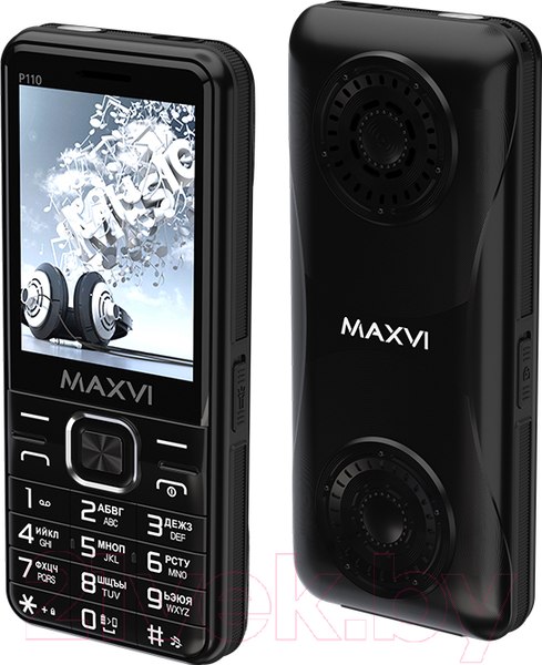 Изображение товара Мобильный телефон Maxvi P110 (черный)