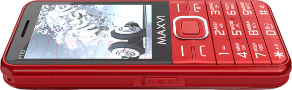 Изображение товара Мобильный телефон Maxvi P110 (красный)