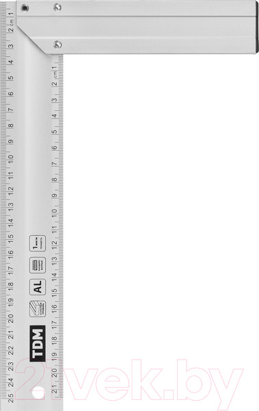 Изображение товара Угольник TDM Столярный Рубин / SQ1018-0511