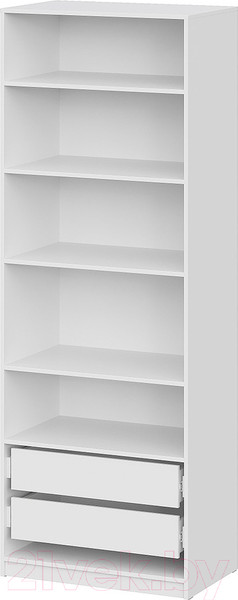 Изображение товара Комплект выдвижных ящиков Mio Tesoro ШК 5 800/1200/1600 (2шт, белый текстурный)