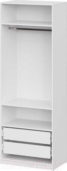 Изображение товара Комплект выдвижных ящиков Mio Tesoro ШК 5 800/1200/1600 (2шт, белый текстурный)