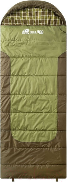 Изображение товара Спальный мешок RSP Outdoor Chill 400 / SB-СH-2Х200-GNBR-R (зеленый/коричневый)