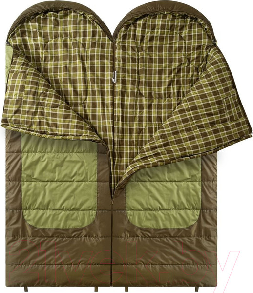 Изображение товара Спальный мешок RSP Outdoor Chill 400 / SB-СH-2Х200-GNBR-R (зеленый/коричневый)