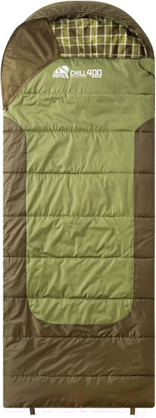 Изображение товара Спальный мешок RSP Outdoor Chill 400 / SB-СH-2Х200-GNBR-R (зеленый/коричневый)