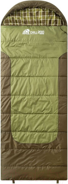 Изображение товара Спальный мешок RSP Outdoor Chill 200 / SB-СH-2Х100-GNBR-R (зеленый/коричневый)