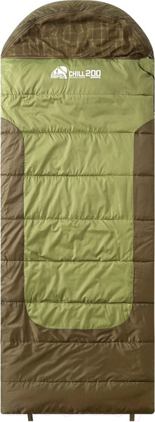 Изображение товара Спальный мешок RSP Outdoor Chill 200 / SB-СH-2Х100-GNBR-R (зеленый/коричневый)