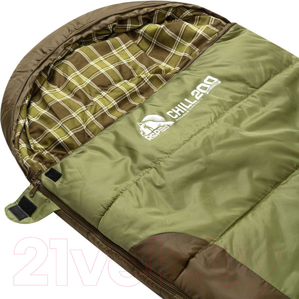 Изображение товара Спальный мешок RSP Outdoor Chill 200 / SB-СH-2Х100-GNBR-L (зеленый/коричневый)