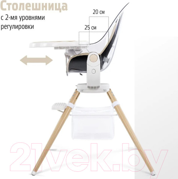 Изображение товара Стульчик для кормления Nuovita Gourmet G2 (бежевый)