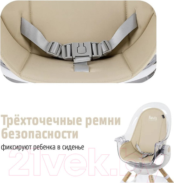Изображение товара Стульчик для кормления Nuovita Gourmet G2 (бежевый)