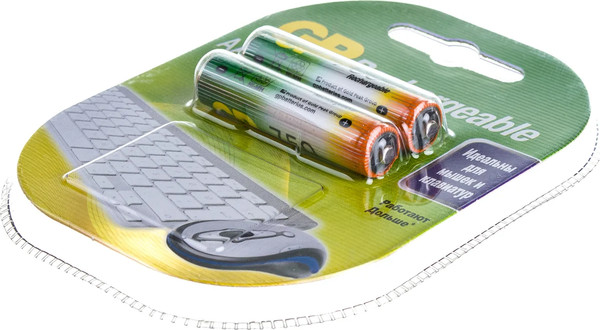 Изображение товара Комплект аккумуляторов GP Batteries 75AAAHC-2DECRC2 ААА (2шт)