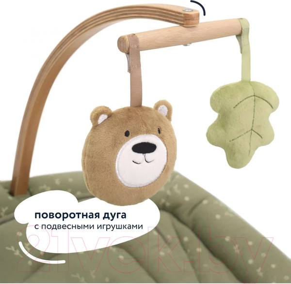 Изображение товара Детский шезлонг Nuovita Inizio i2 (оливковый)