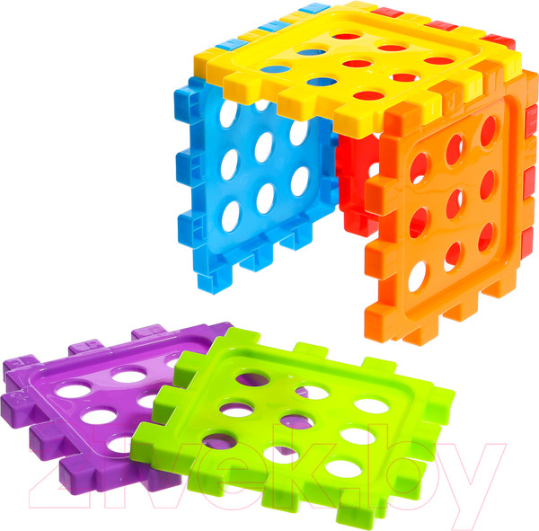 Изображение товара Развивающий игровой набор Zabiaka IQ Кубик с мозаикой / 9908684