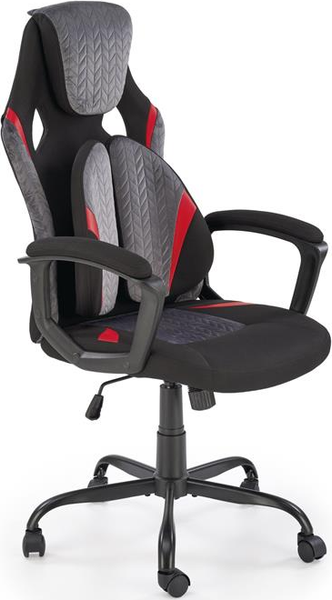 Изображение товара Кресло офисное Halmar Jensen (черный/серый/красный)