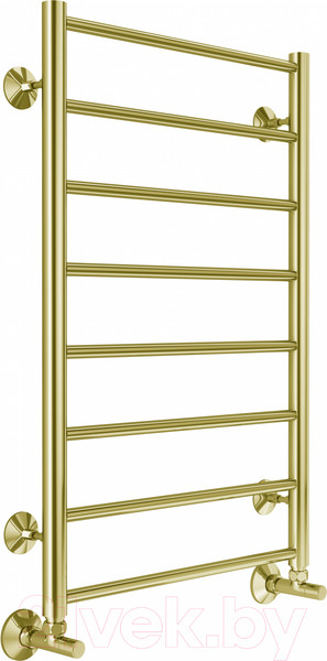 Изображение товара Полотенцесушитель водяной Terminus Аврора П8 500x800 (матовое золото)