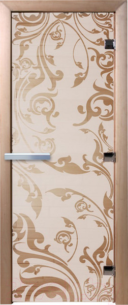 Изображение товара Стеклянная дверь для бани/сауны Doorwood Венеция 70x190 / DW01044 (сатин)